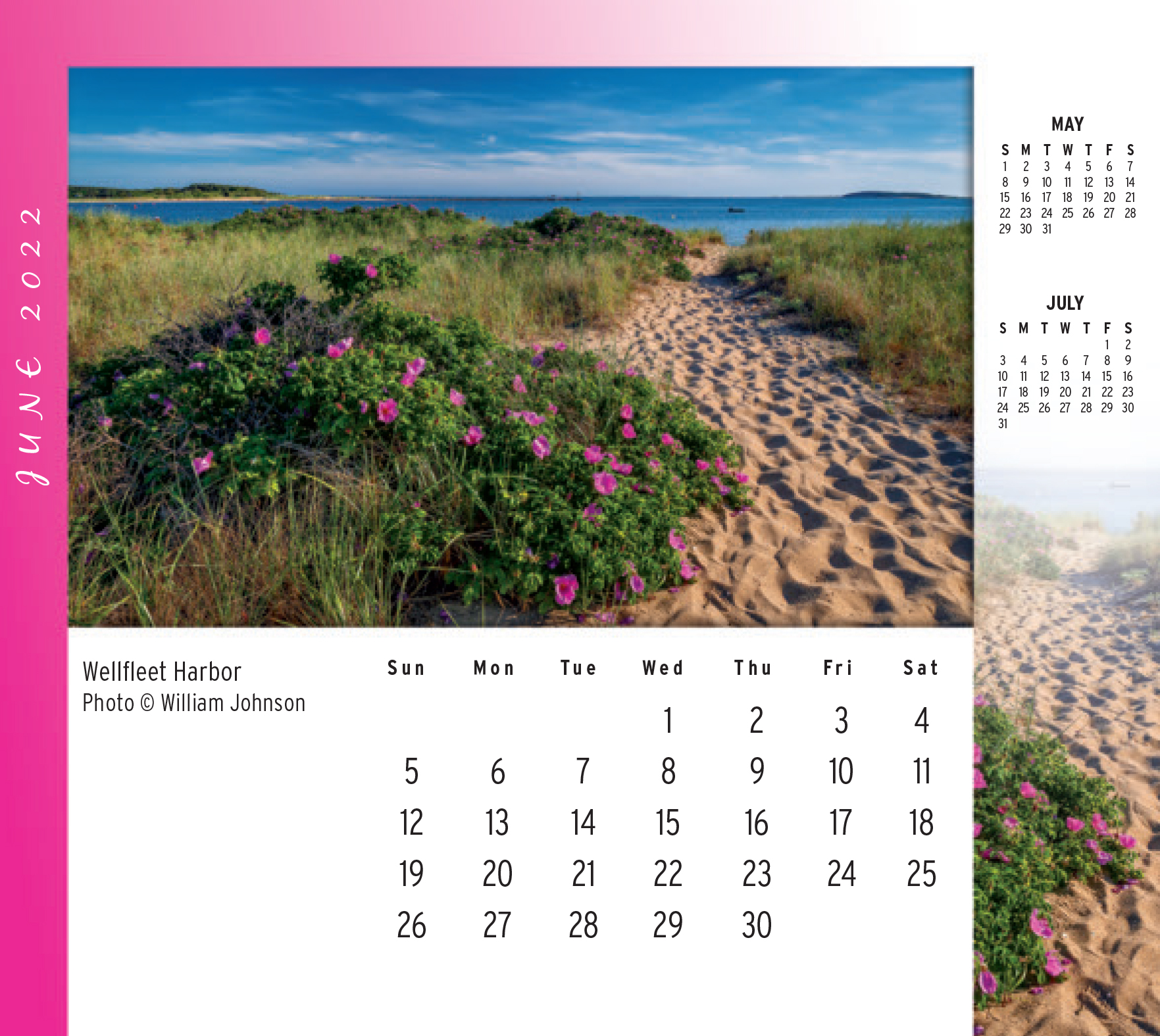 Cape Cod Desktop/Wall Calendar 2022 Meds Maps Cape Cod