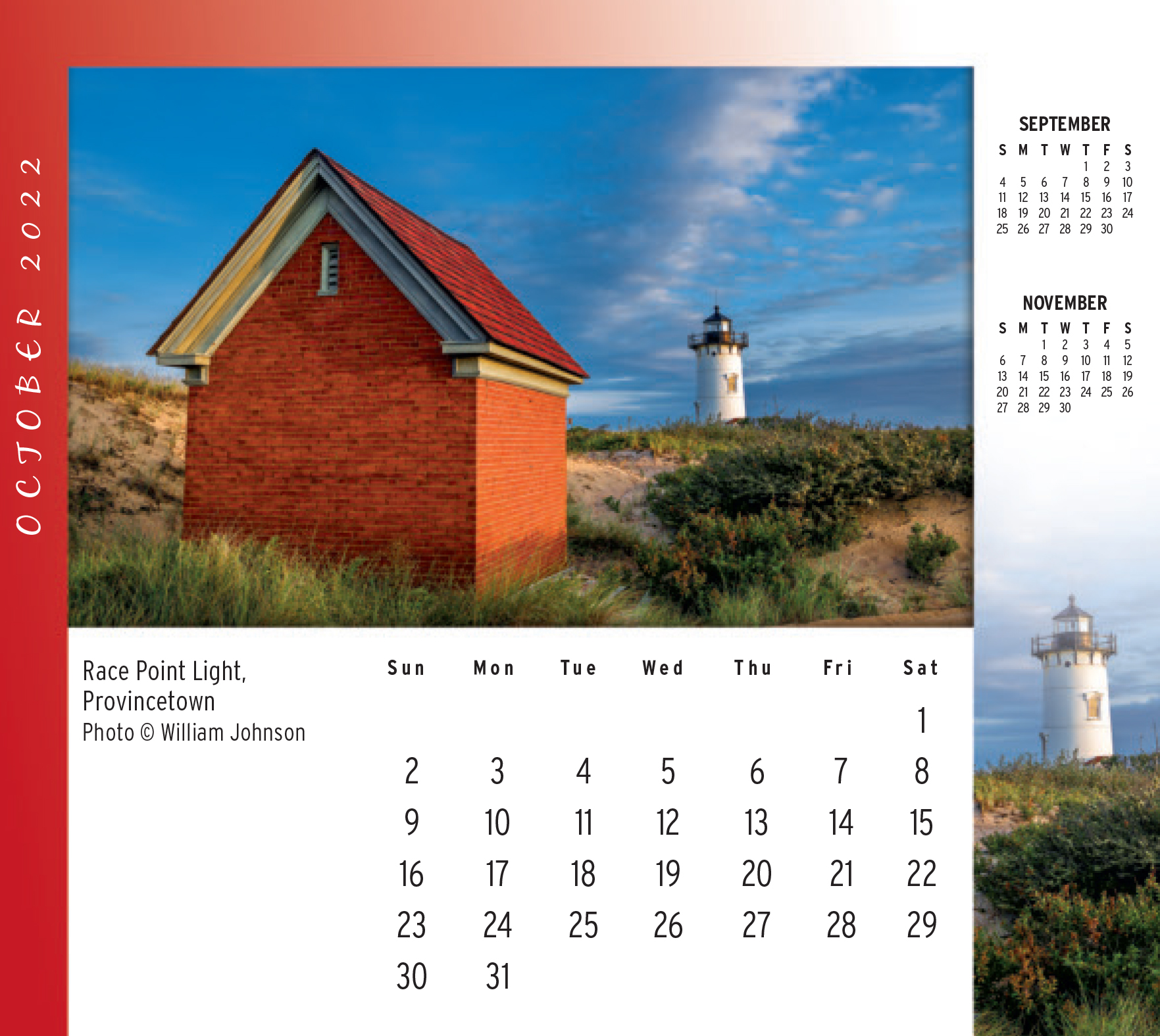 Cape Cod Desktop/Wall Calendar 2022 | Meds Maps Cape Cod