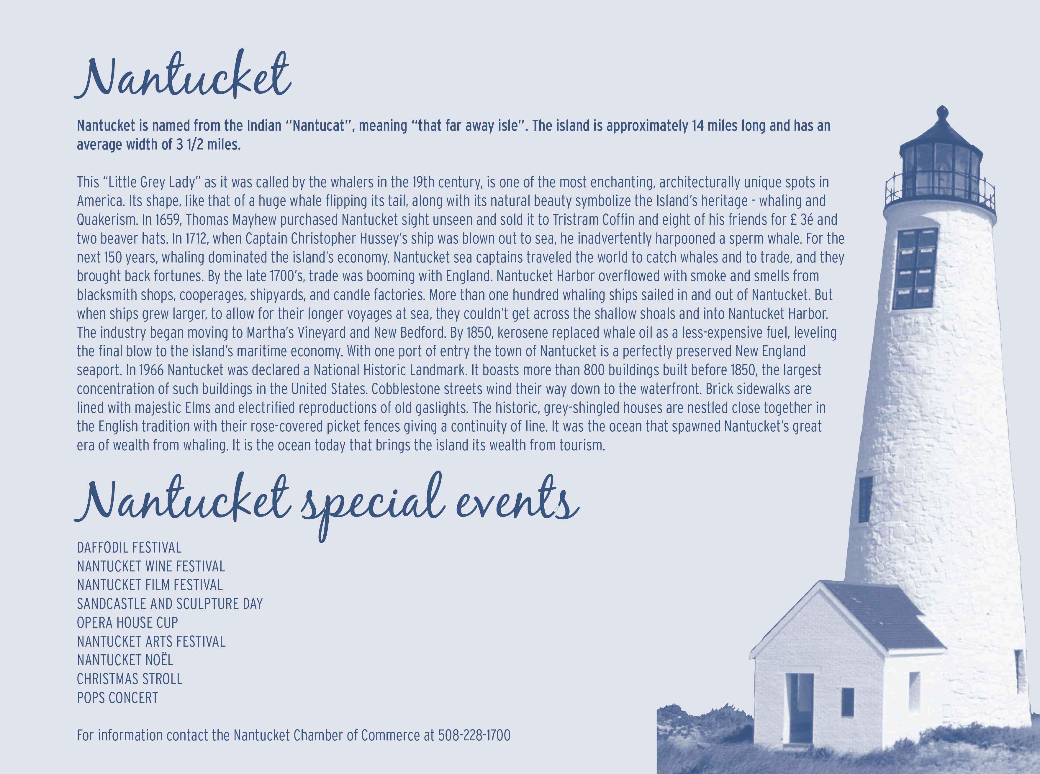 Nantucket Calendar 2022 | Meds Maps Cape Cod