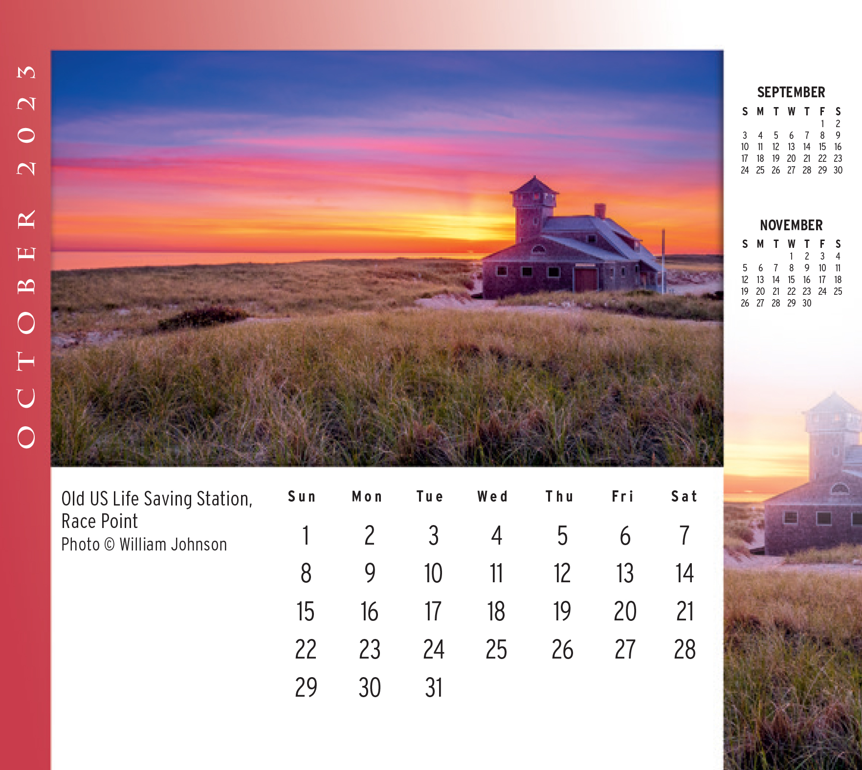 Cape Cod Desktop/Wall Calendar 2023 Meds Maps Cape Cod